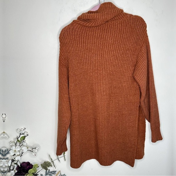 FREE PEOPLE Eleven Turtleneck Sweater Cocoa Tan - Picture 4 of 6